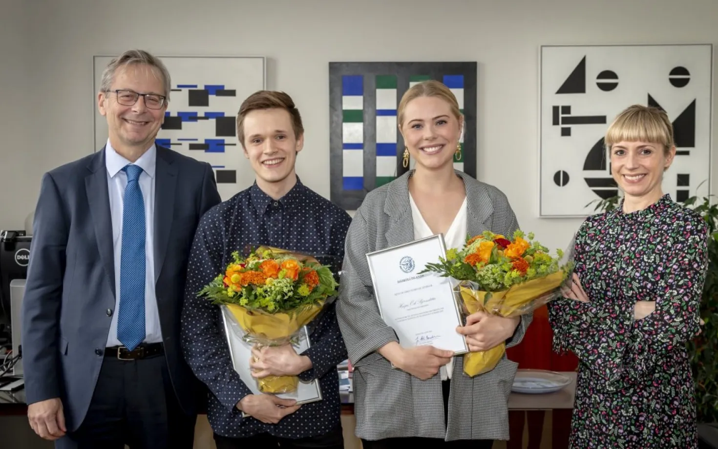 Jón Atli Benediktsson, Stefán Eggertsson, Harpa Ósk Björnsdóttir and Steinunn Gestsdóttir