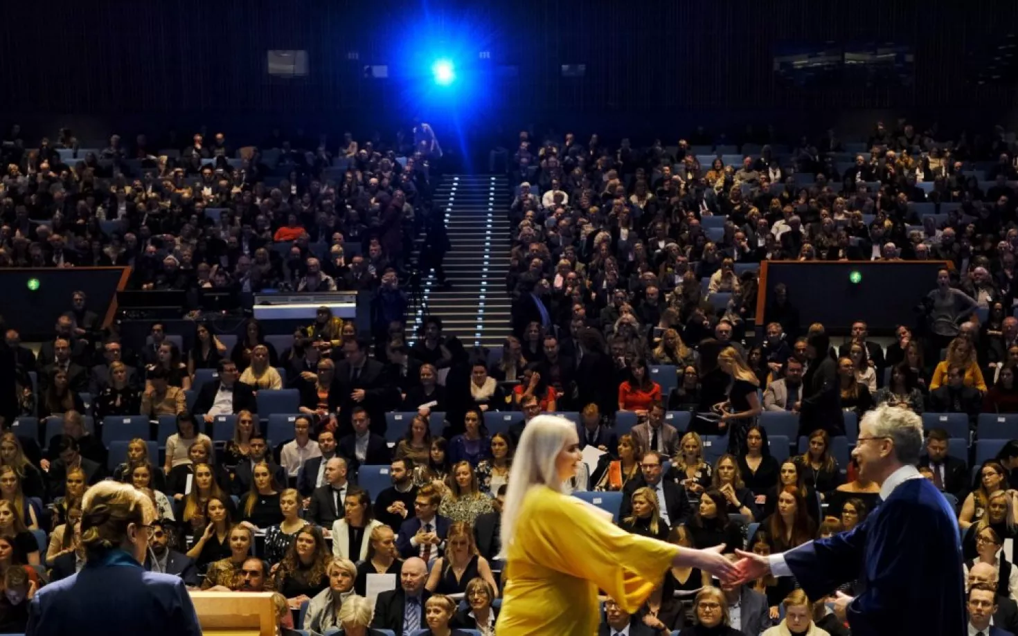 From a graduation ceremony in University of Iceland