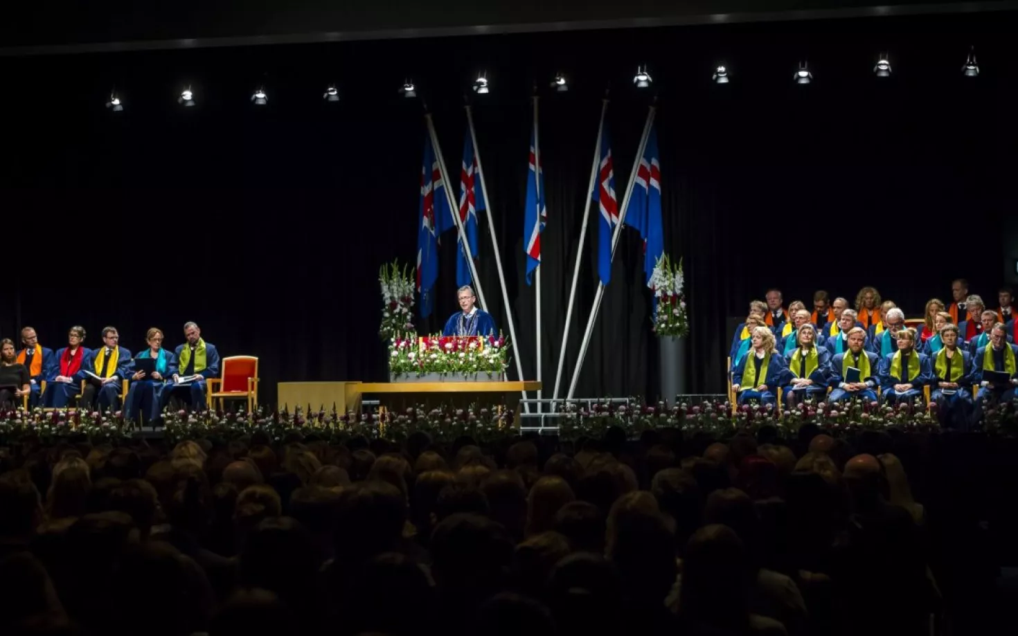 From a graduation ceremony in University of Iceland