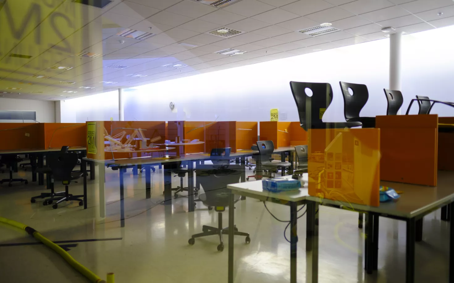 Water damages in University centre