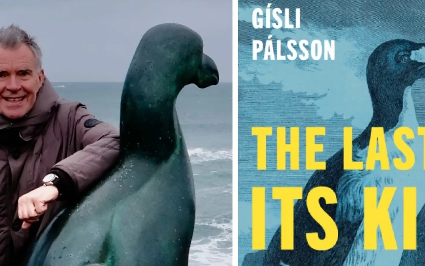 Gísli Pálsson and a cover of his book "The Last of Its Kind"
