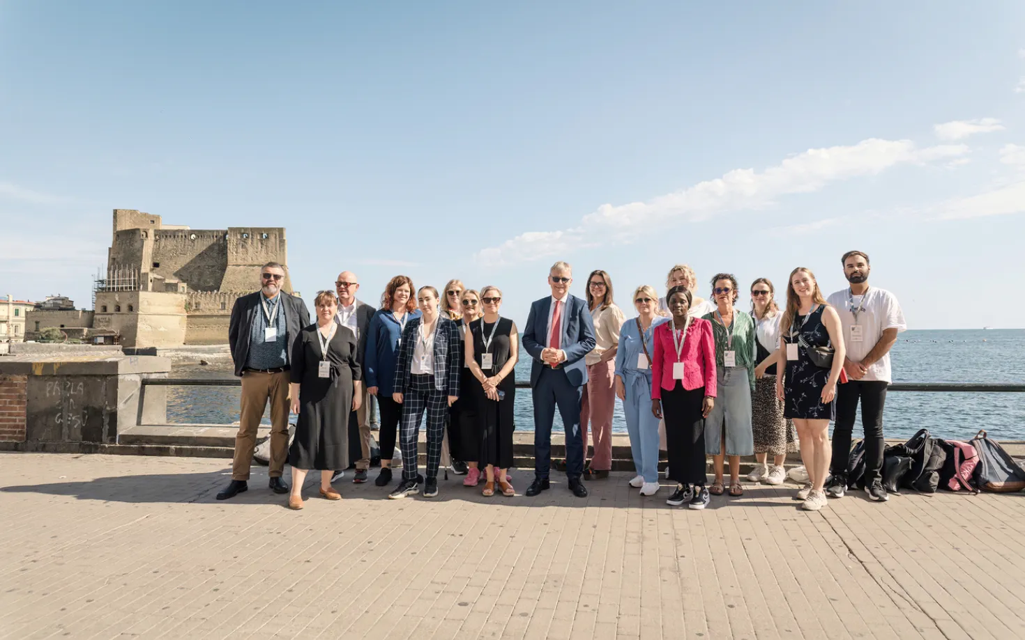 Icelandic Aurora representatives in Naples, Italy