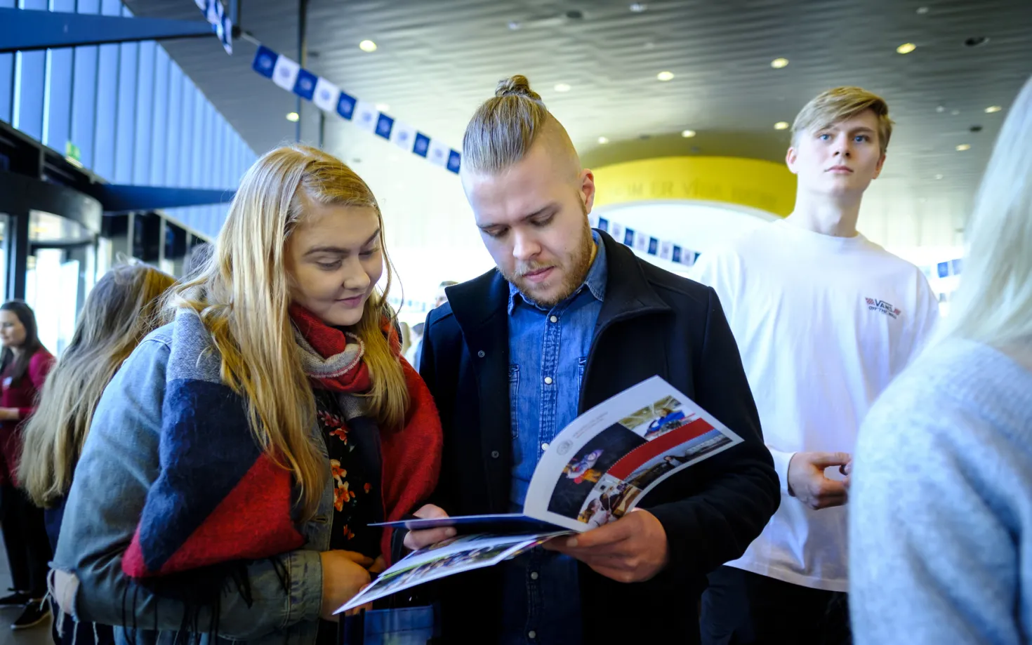 Guests at the University day on University centre