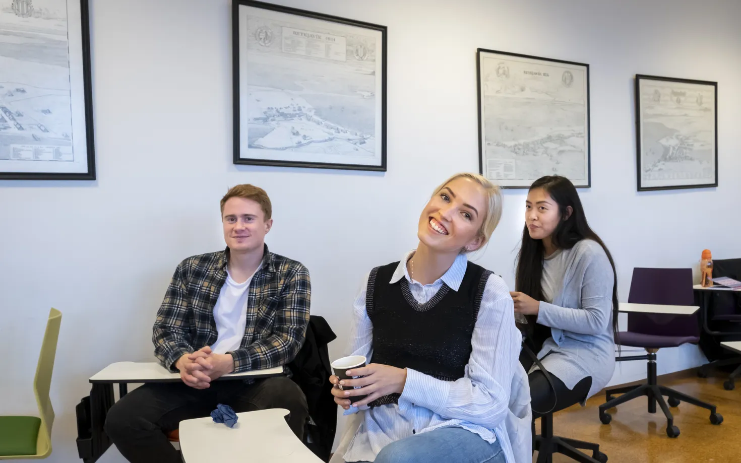 Students in the Sprettur programme
