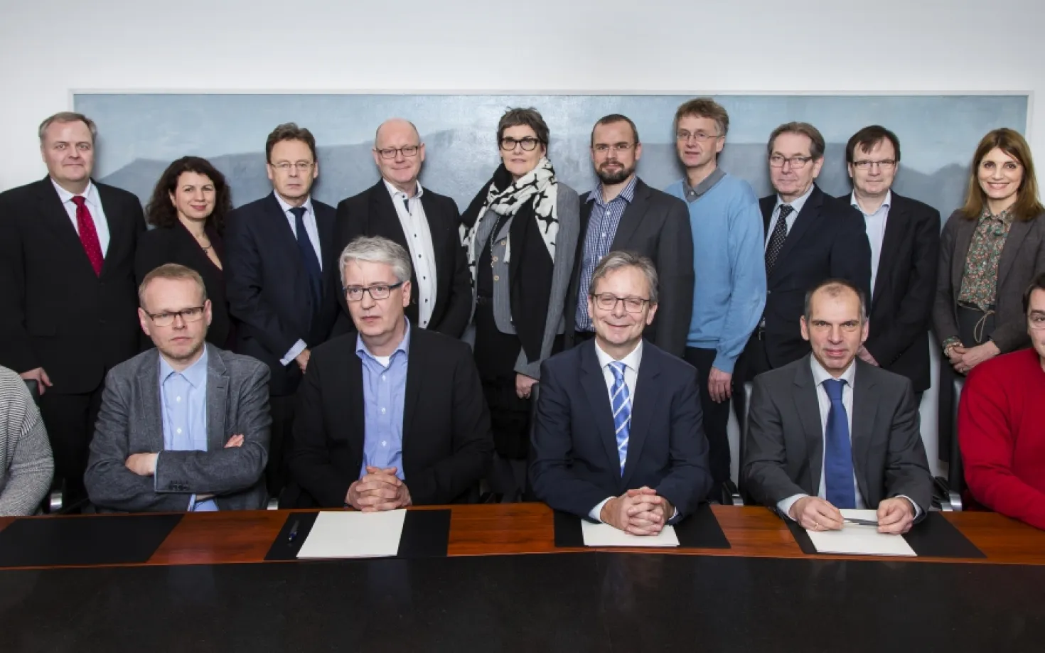 Global Prosthetics Leaders Össur and Ottobock partner on historic reserach trust fund at the University of Iceland. Photo/Kristinn Ingvarsson.