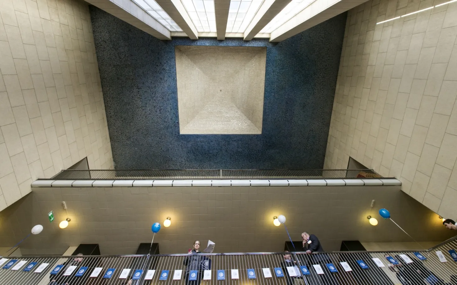 Inside University of Iceland main building