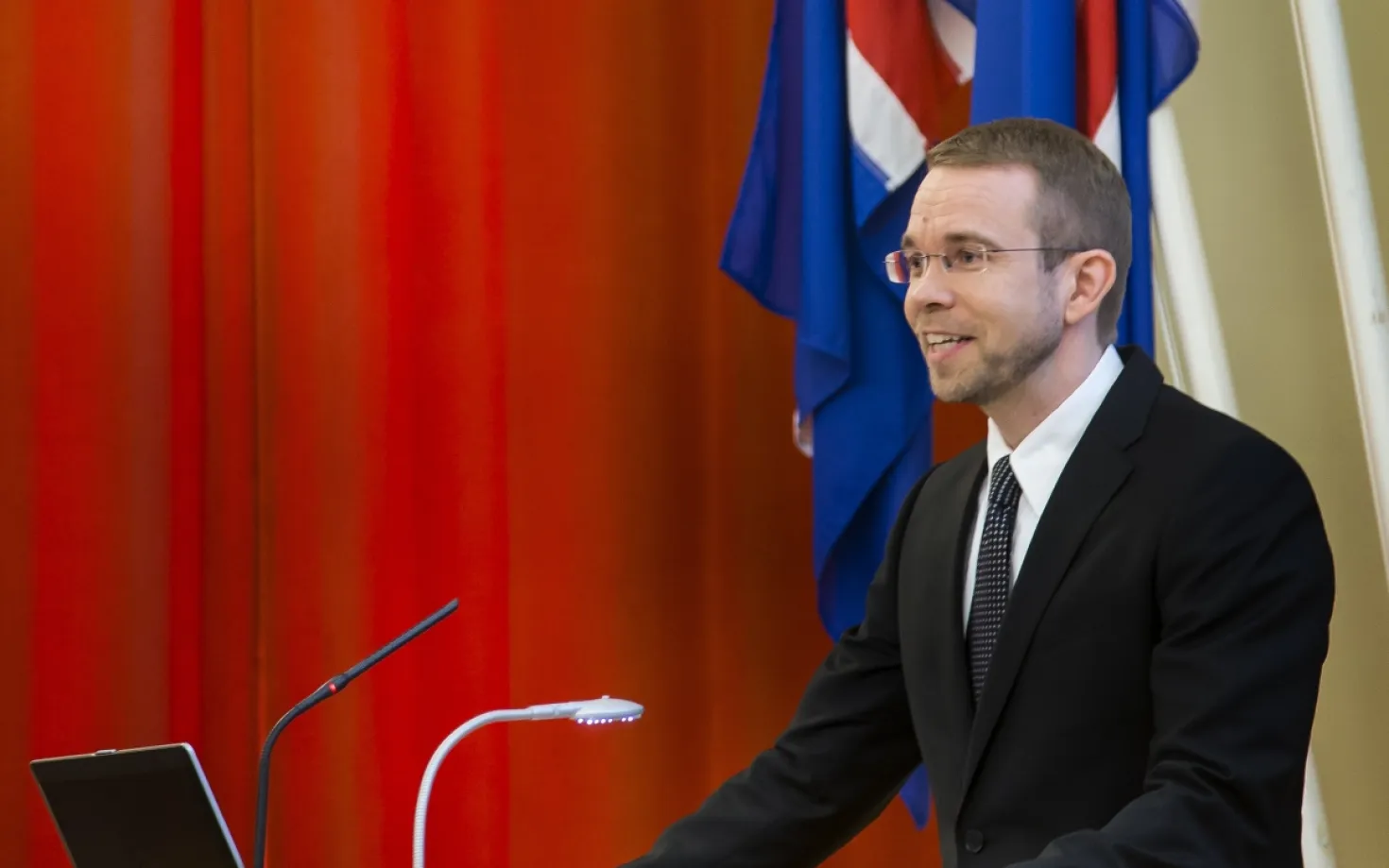 Axel Hall, the 500th doctor to graduate from the University of Iceland since its foundation in 1911.