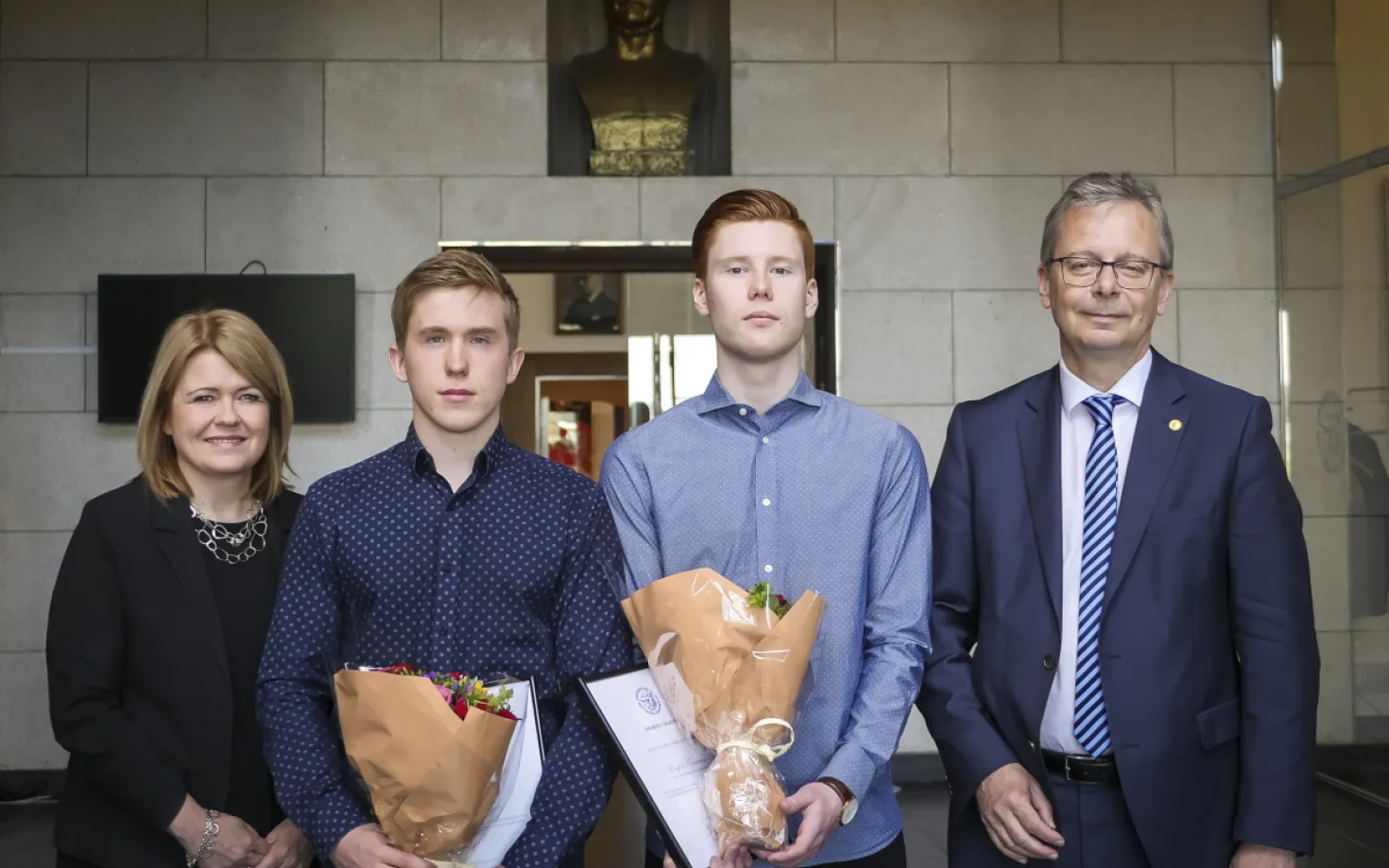 Friðrika Harðardóttir, Bergþór Traustason, Ásgeir Tryggvason, Jón Atli Benediktsson