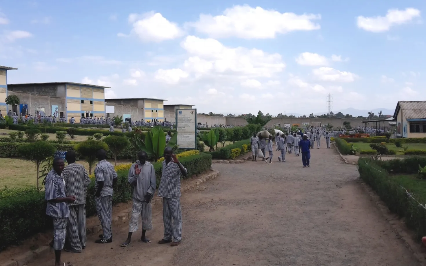 Learning system in a suitcase used in prisons in Kenya