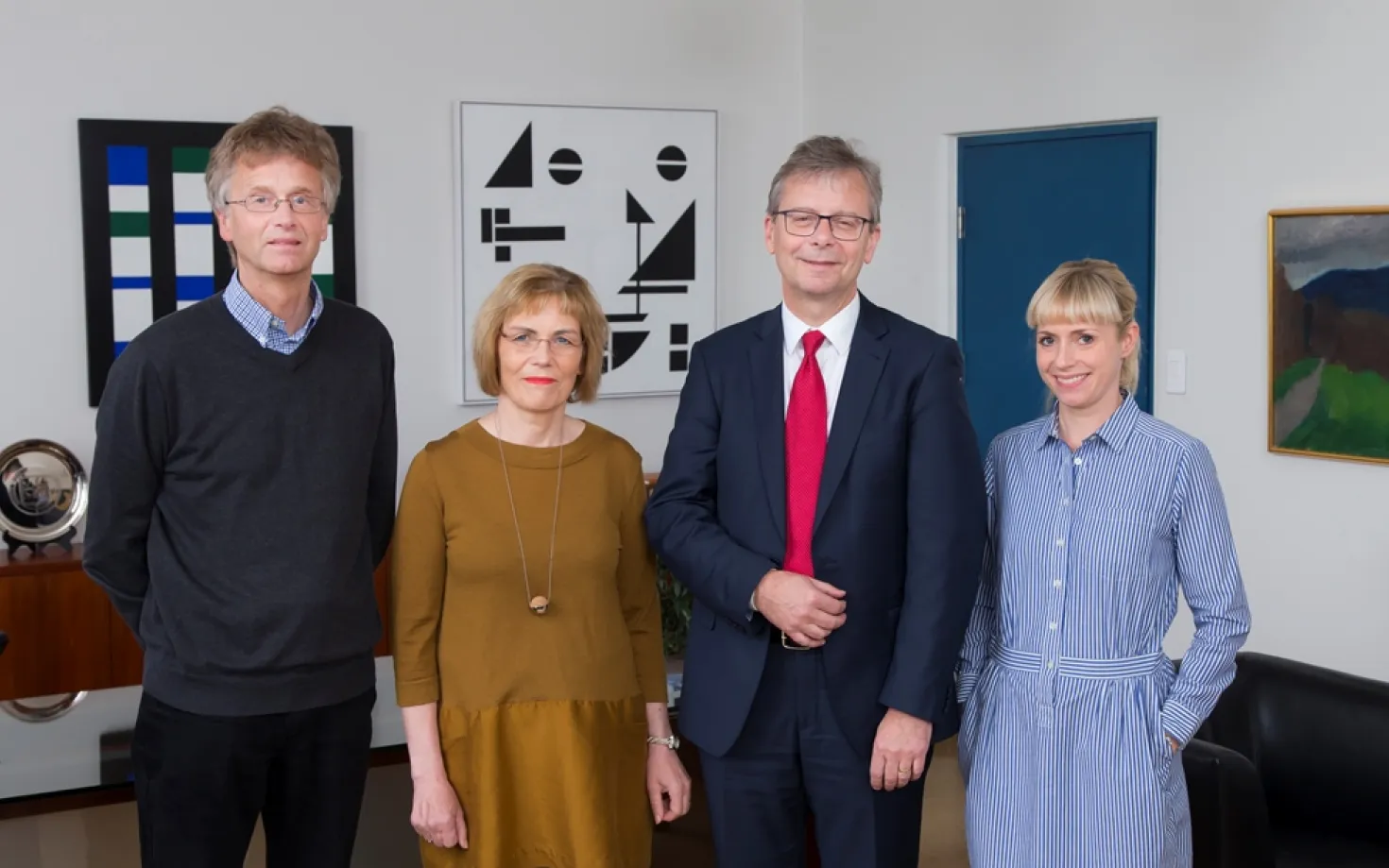 Guðmundur R. Jónasson, Guðbjörg Linda Rafnsdóttir, Jón Atli Benediktsson, and Steinunn Gestsdóttir