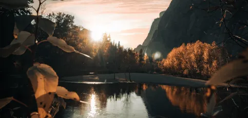 Lake in the dawn
