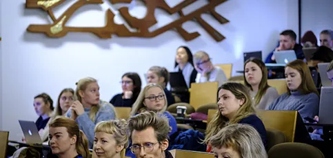 People in a conference room