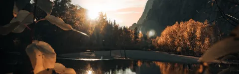 Lake in the dawn
