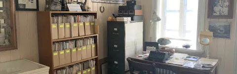 Exhibition space dedicated to geologist George Walker