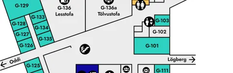 Gimli, Floor plan, 1st floor