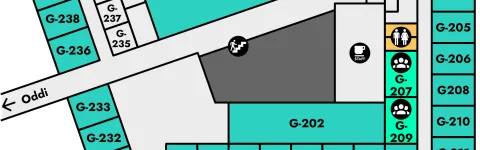 Gimli, Floor plan, 2nd floor