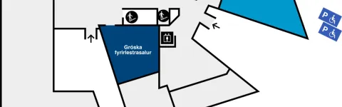 Gróska, Floor plan, 1st floor