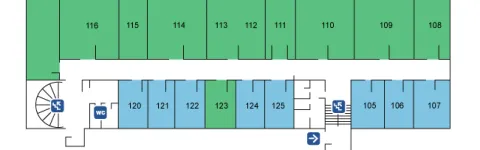 Raunvísindastofnun, Science institute, floor plan, 1st floor