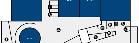 Háskólatorg, University Centre, floor plan, 1st floor