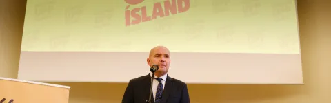 uppskeruhátíð römpum upp Ísland