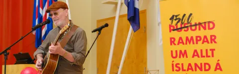 uppskeruhátíð römpum upp Ísland