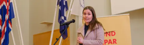 uppskeruhátíð römpum upp Ísland
