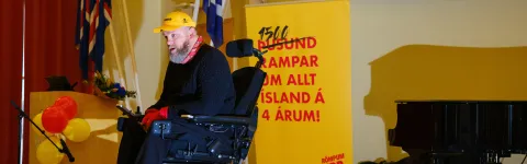 uppskeruhátíð römpum upp Ísland