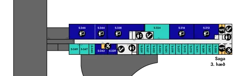 Saga, floor plan, 3rd floor all