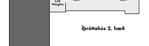 University Gym, 2nd floor