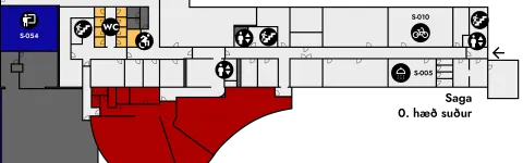 Saga, floor plan, south