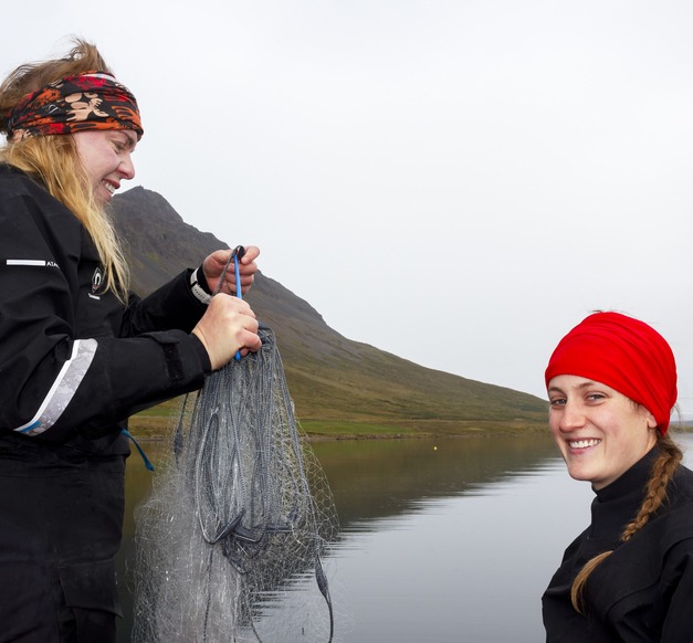 Guðbjörg Ásta Ólafsdóttir and Michelle Valliant Guðbjörg Ásta Ólafsdóttir and Michelle Valliant