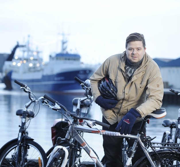  Daði Hall with his bikes