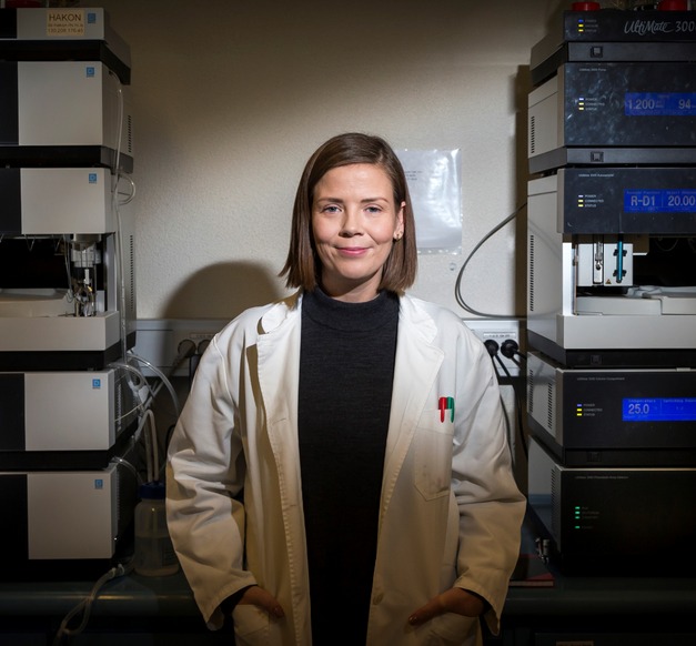 Sunna Jóhannsdóttir, doctoral student at the Faculty of Pharmaceutical Sciences