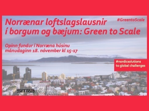 Nordic Green to Scale for Cities and Communities