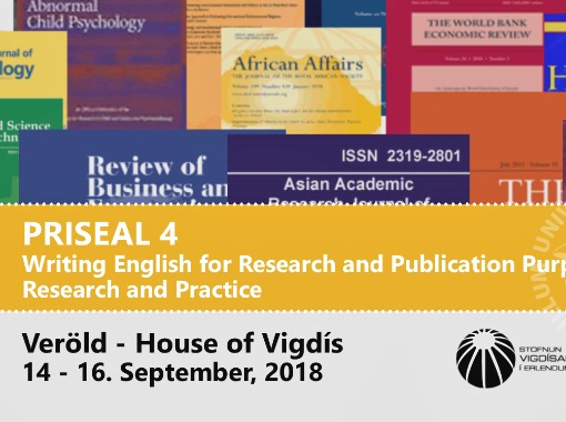 PRISEAL 4 Writing English for Research and Publication Purposes: Research and Practice
