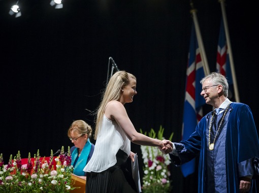 Graduation ceremony at the University of Iceland