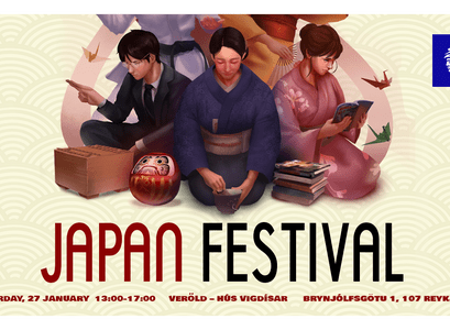 The annual Japan Festival at the University of Iceland will be held for the twentieth time at Veröld - House of Vigdís on Saturday, 27 January, from 1 to 5 pm.