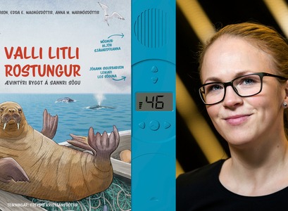 Edda Elísabet Magnúsdóttir, lecturer at the School of Education, is among the authors of the book about Wally the walrus.