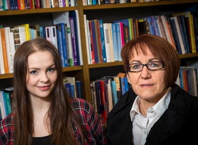 Hrafnhildur Snæfríðar- and Gunnarsdóttir, doctoral student, and Professor Rannveig Traustadóttir, both at the Faculty of Social and Human Sciences 