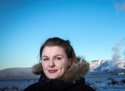 Sandra Ósk Snæbjörnsdóttir, doctoral student at the Faculty of Earth Sciences