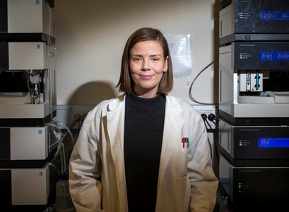 Sunna Jóhannsdóttir, doctoral student at the Faculty of Pharmaceutical Sciences