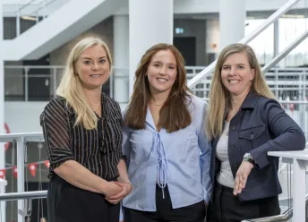 Þórhildur Halldórsdóttir, Kristín Rós Sigurðardóttir og Dagmar Kr. Hannesdóttir