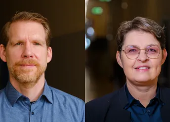 David Reimer and Kolbrún Pálsdóttir