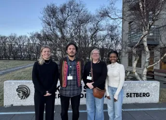 Representatives of the parties involved with the two projects.