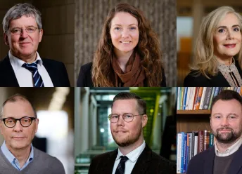 Newly elected members of the University Council.