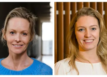 Helga Zoega, professor of public health, and Emma Marie Swift, associate professor at the Faculty of Nursing and Midwifery.