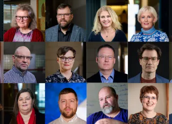 samsett mynd af nýjum deildarforsetum í HÍ