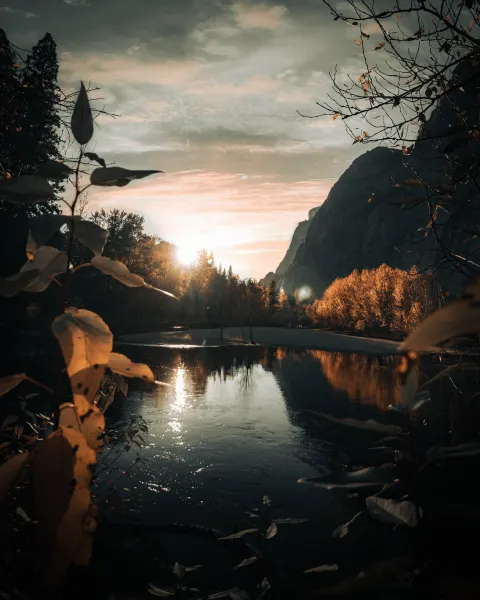 Lake in the dawn