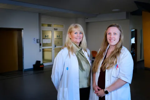 Helga Ágústa Sigurjónsdóttir and Lára Ósk Eggertsdóttir Claessen