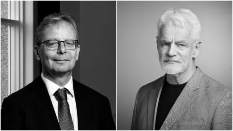 Jón Atli Benediktsson and Kári Stefánsson